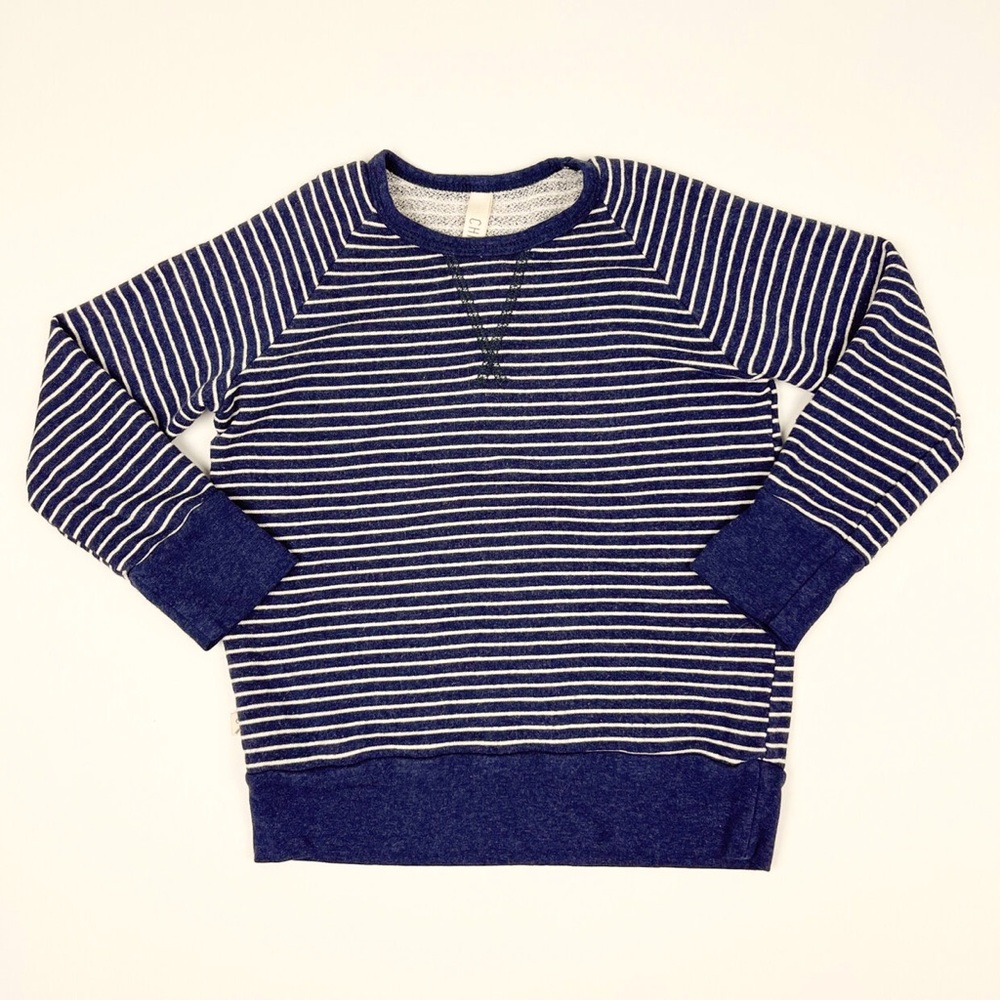 Childhoods Clothing Pullover Crew Nautical Stripe Size 6/7 NWT